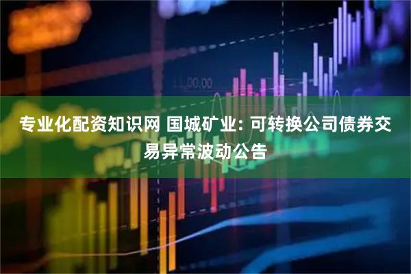 专业化配资知识网 国城矿业: 可转换公司债券交易异常波动公告